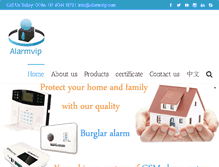 Tablet Screenshot of alarmvip.com